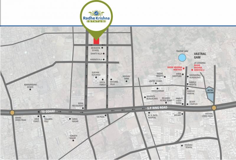 Images for Location Plan of Shyam Shree Radhe Krishna Status