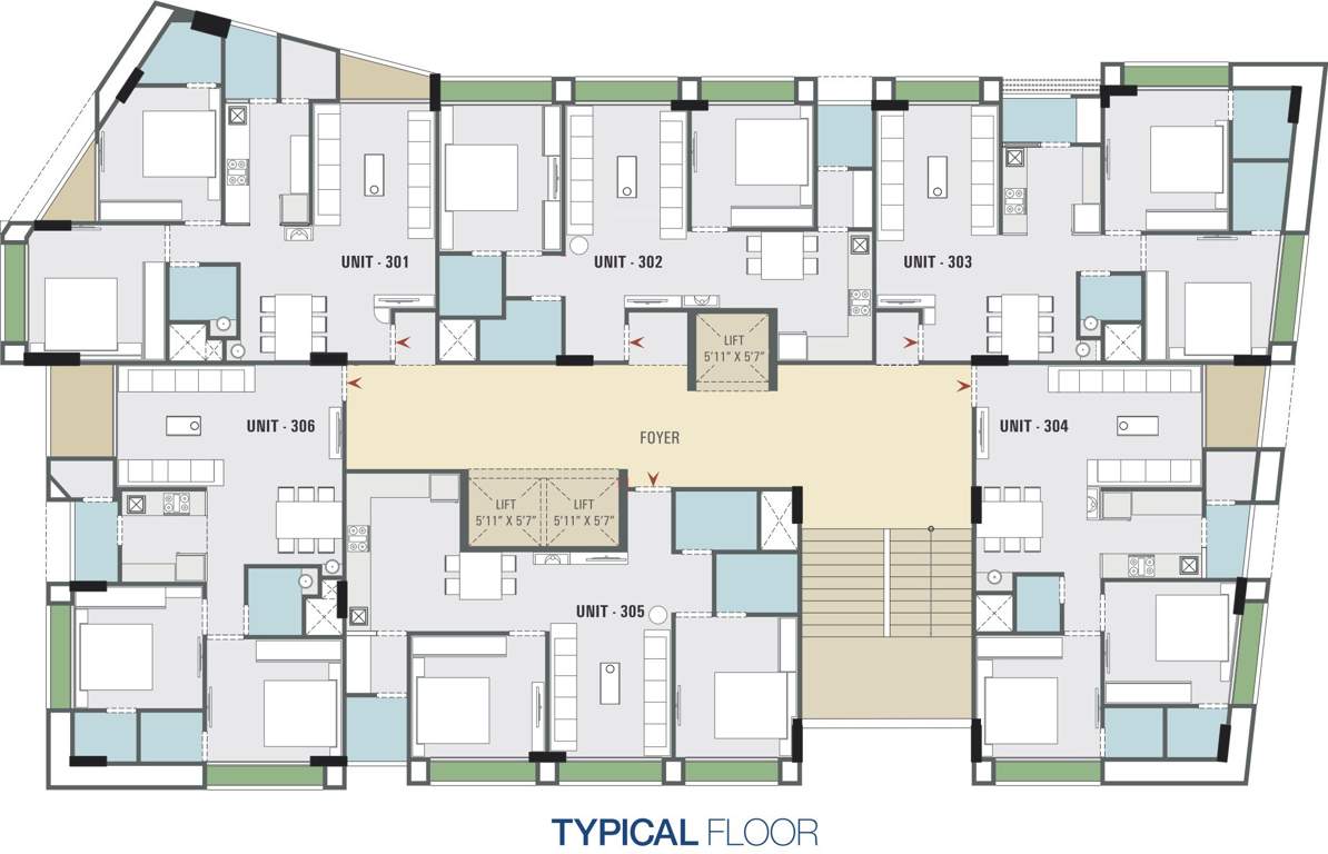 Images for Cluster Plan of J B Rajshree Skyz