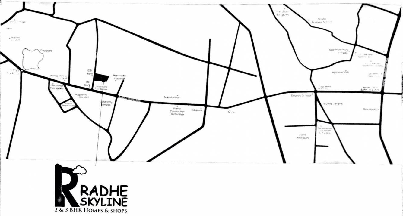 Images for Location Plan of Sagar Radhe Skyline