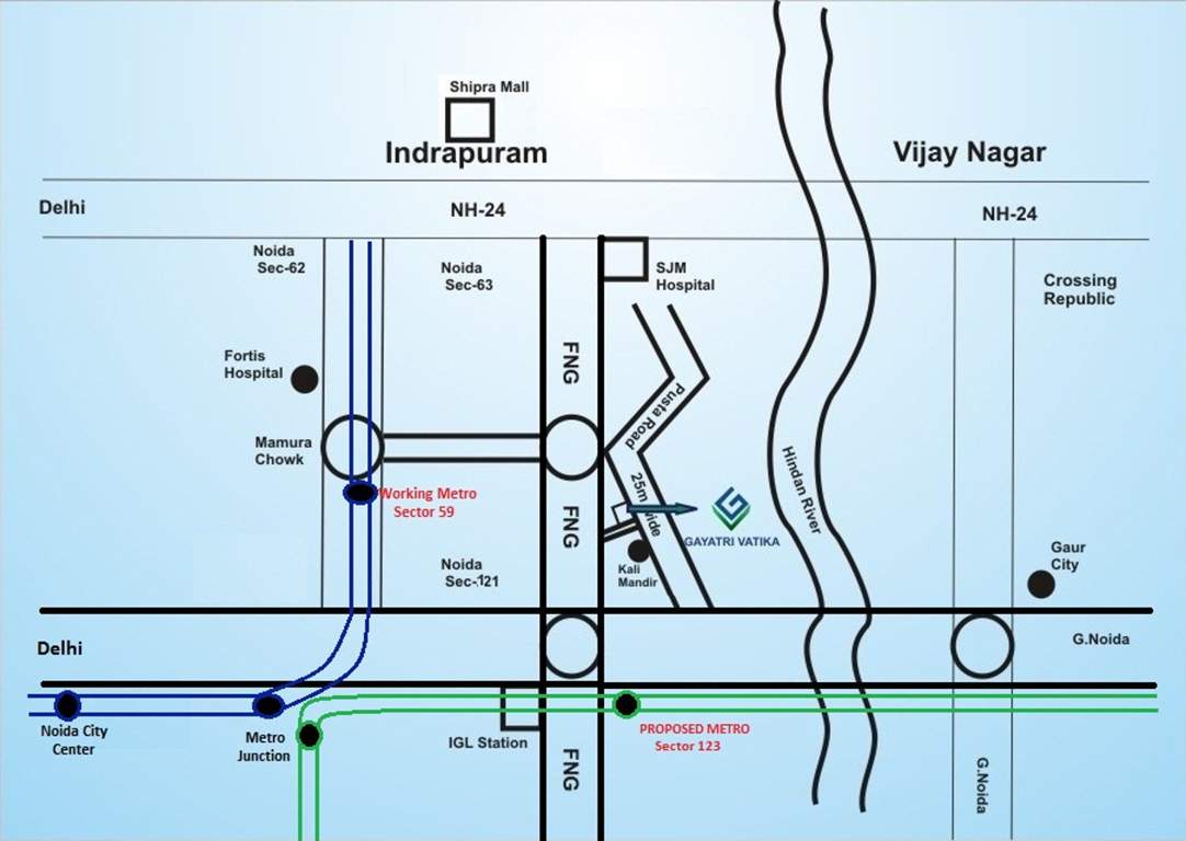 Images for Location Plan of Creators Gayatri Vatika