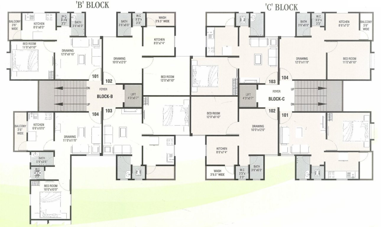 Images for Cluster Plan of Shree Vishvnath Panchratna Residency