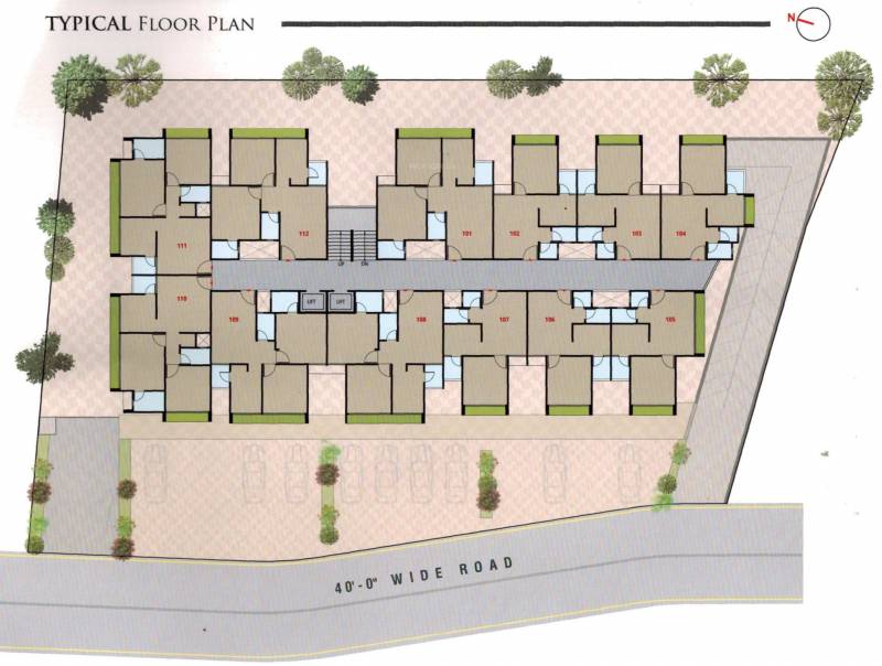 Images for Cluster Plan of Hamzah Arkam Residency