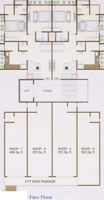 Images for Cluster Plan of Moin Salman Avenue