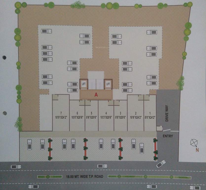 Images for Cluster Plan of Shriji Bhaktikunj Heights