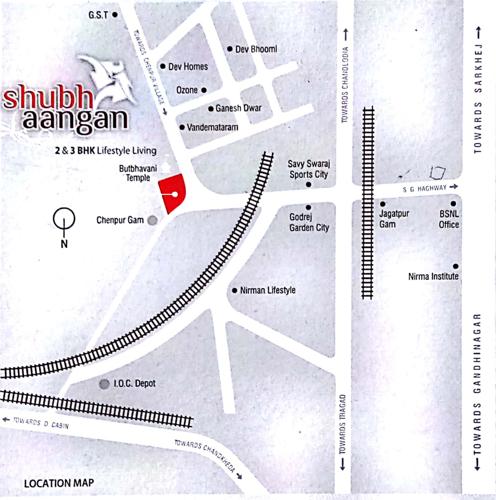  aangan Images for Location Plan of Shubh Aangan
