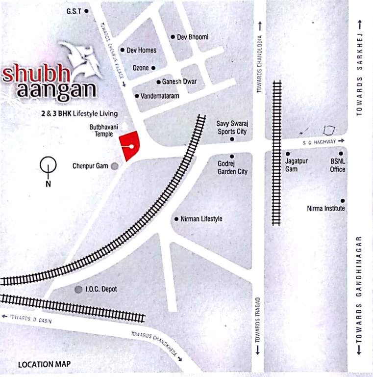  aangan Images for Location Plan of Shubh Aangan