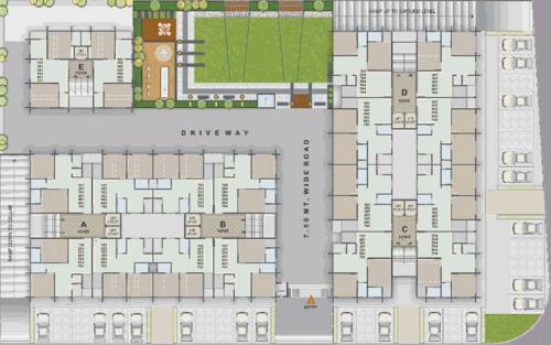  residency Images for Cluster Plan of Satyagrah Residency