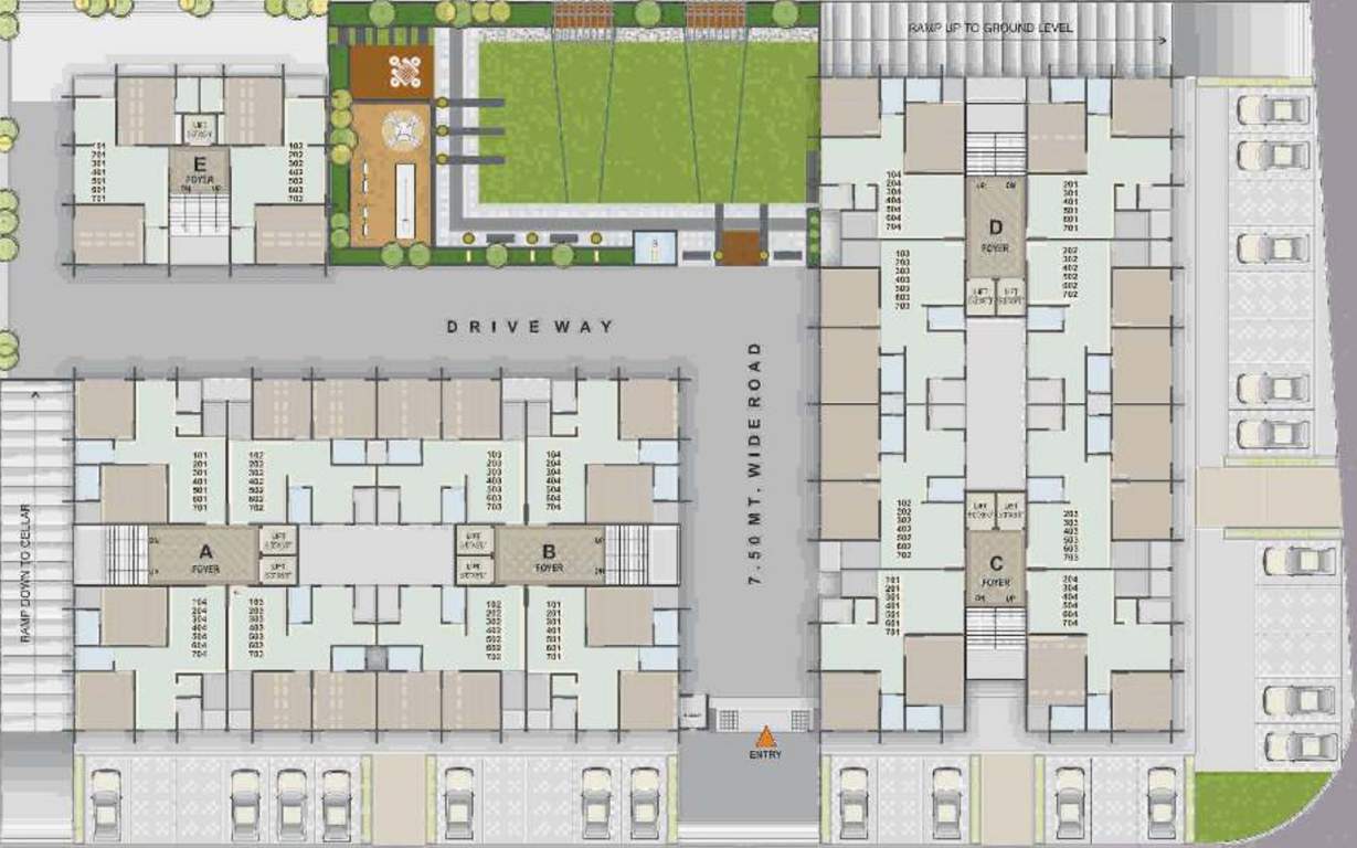  residency Images for Cluster Plan of Satyagrah Residency