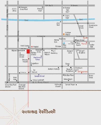  residency Images for Location Plan of Satyagrah Residency
