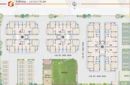 Images for Layout Plan of Shiv Swati Apartment