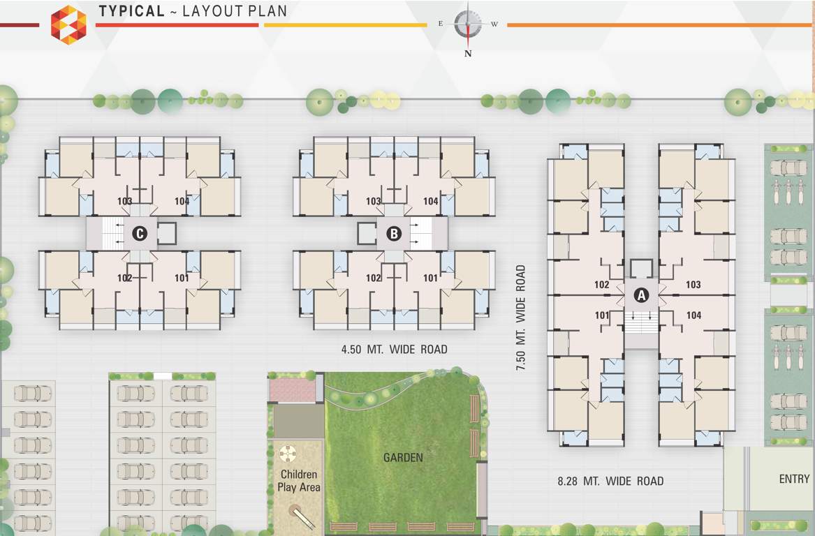 Images for Layout Plan of Shiv Swati Apartment