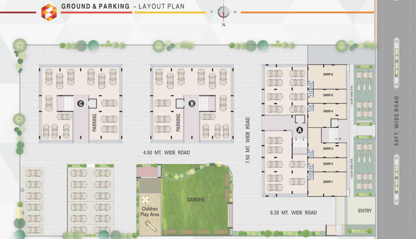 Images for Layout Plan of Shiv Swati Apartment