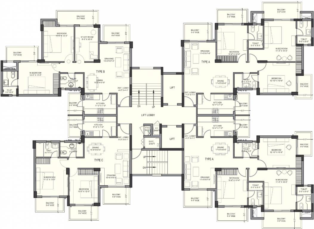 Images for Cluster Plan of Ashiana White Petals