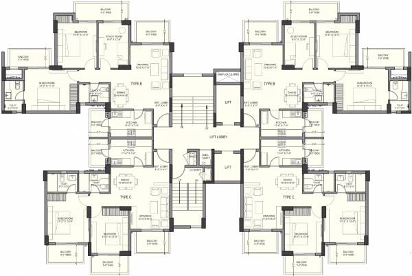 Images for Cluster Plan of Ashiana White Petals