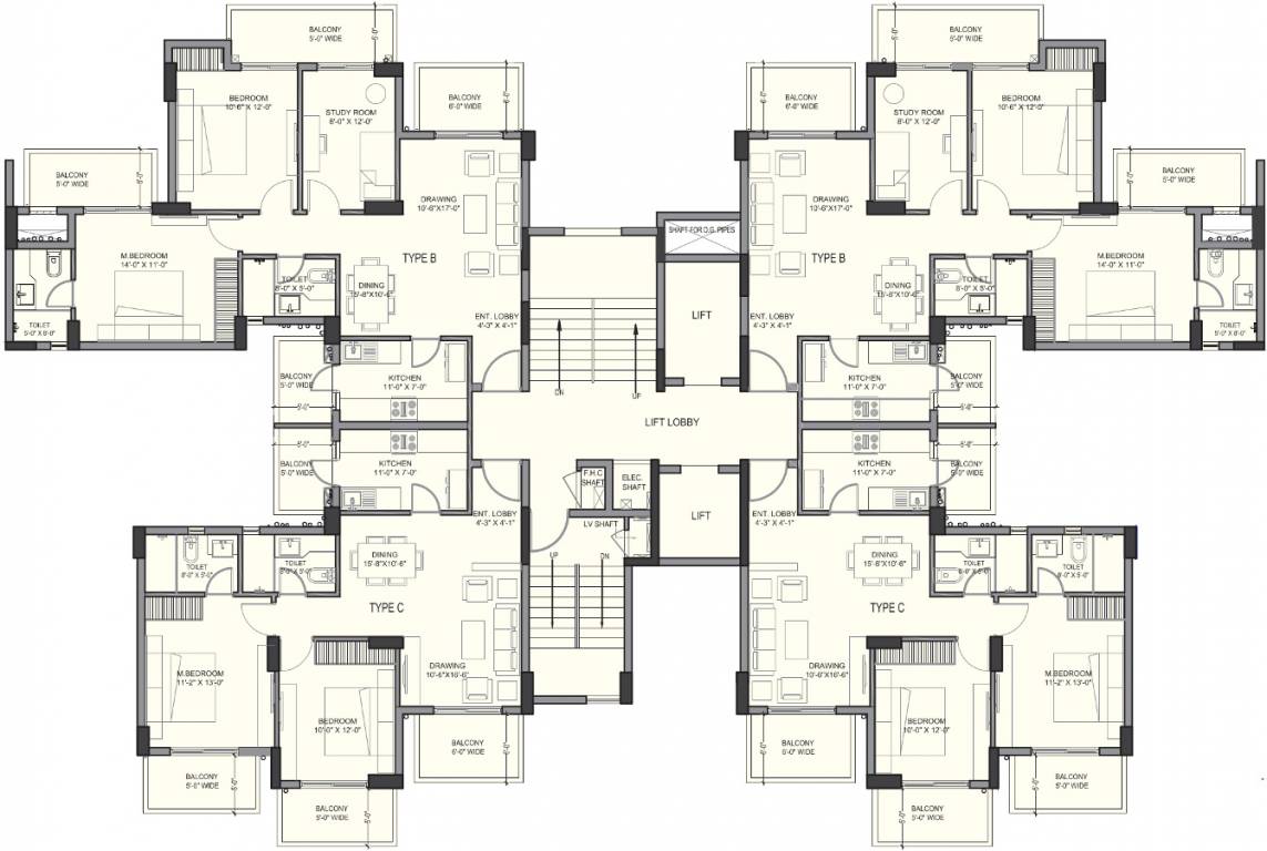 Images for Cluster Plan of Ashiana White Petals