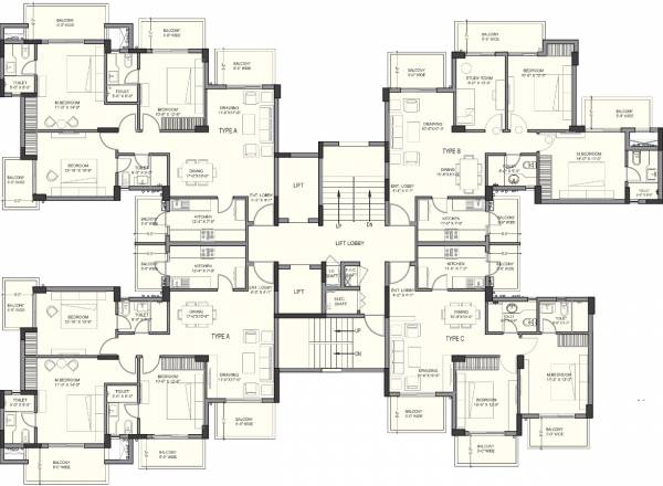 Images for Cluster Plan of Ashiana White Petals
