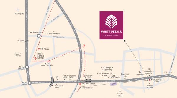 Images for Location Plan of Ashiana White Petals