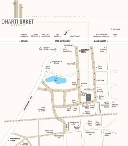 Images for Location Plan of Krishna Dharti Saket Height