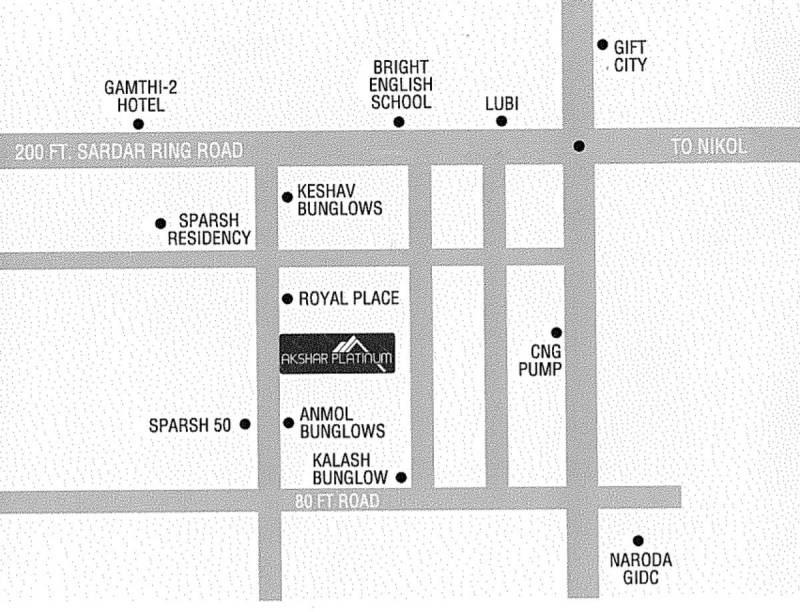 Images for Location Plan of Akshar Platinium