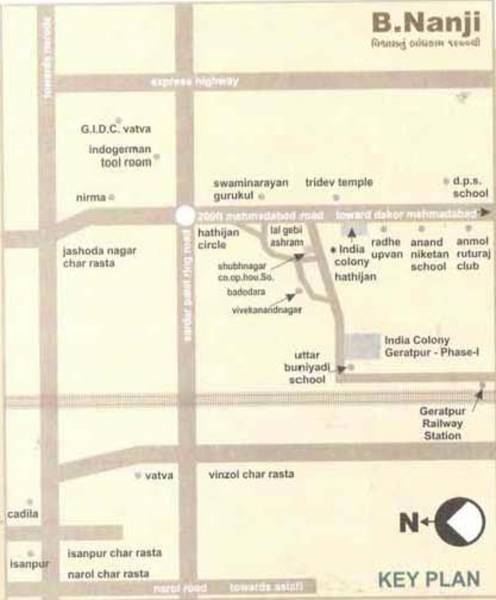 Images for Location Plan of Nanji India Colony Block A Geratpur