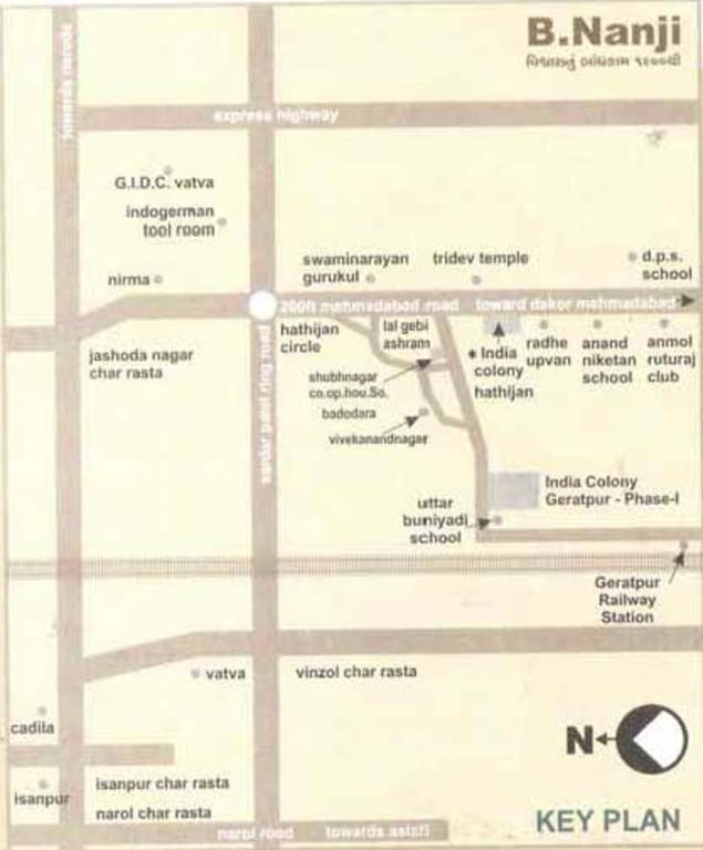 Images for Location Plan of Nanji India Colony Block A Geratpur