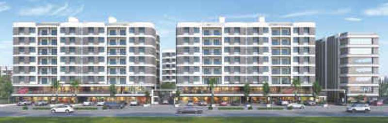  white elegance and white business hub Elevation