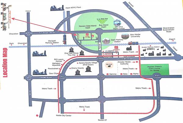 Images for Location Plan of Om Radha Kunj