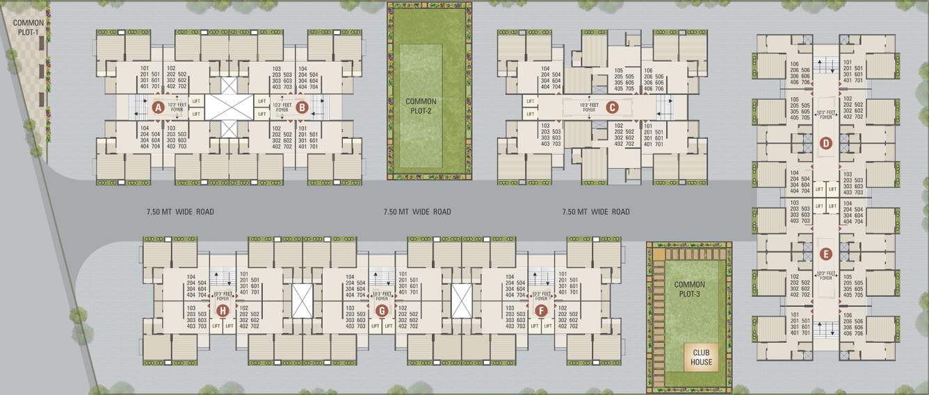 Images for Cluster Plan of Shyam Shree Radhe Krishna Heritage