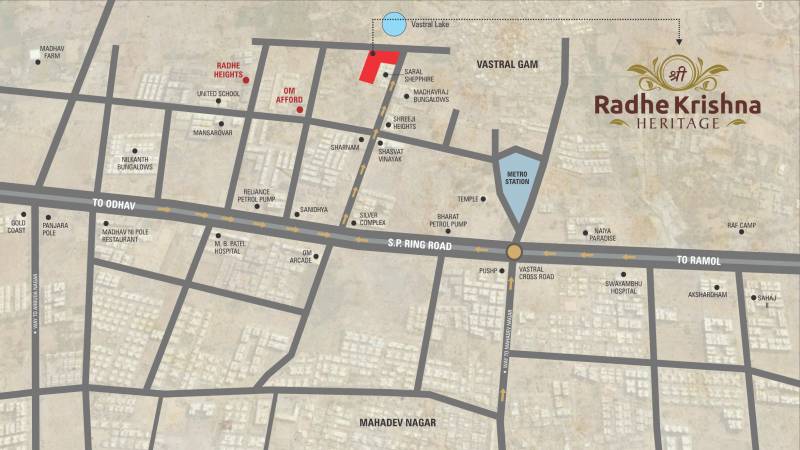 Images for Location Plan of Shyam Shree Radhe Krishna Heritage