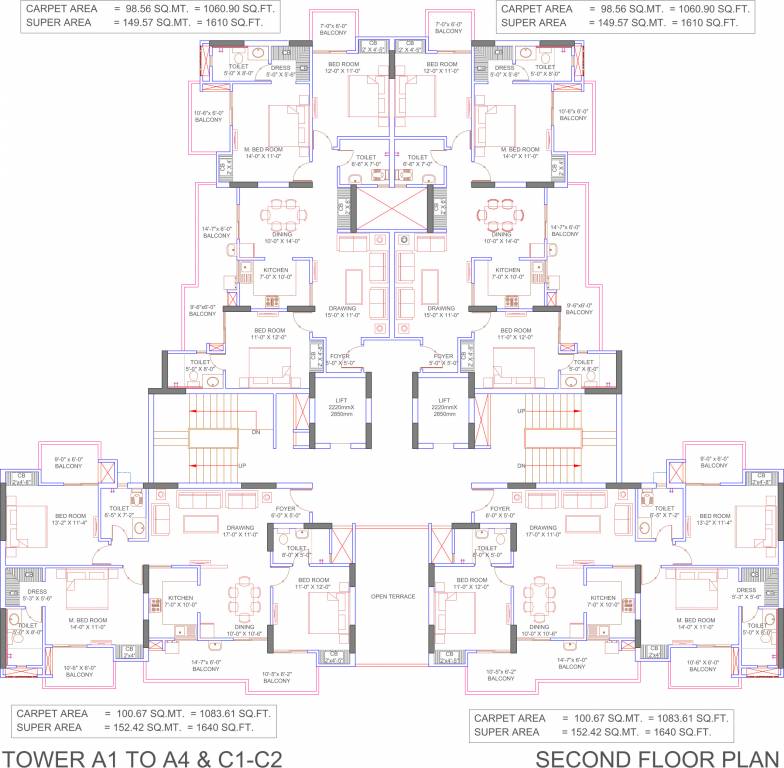 Images for Cluster Plan of Omega Windsor Greens Phase 1