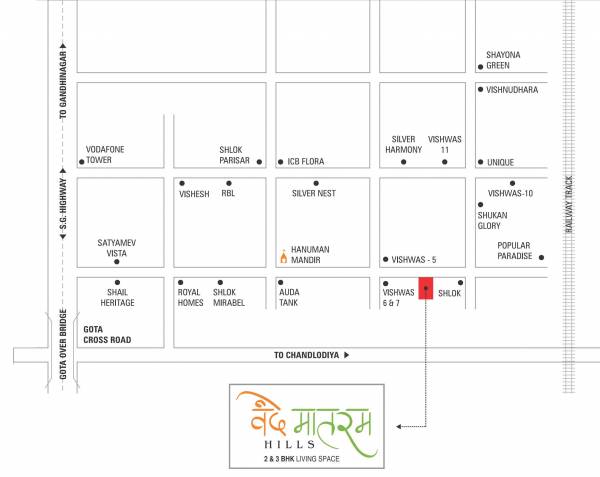Images for Location Plan of Aaryan Vandematram Hills