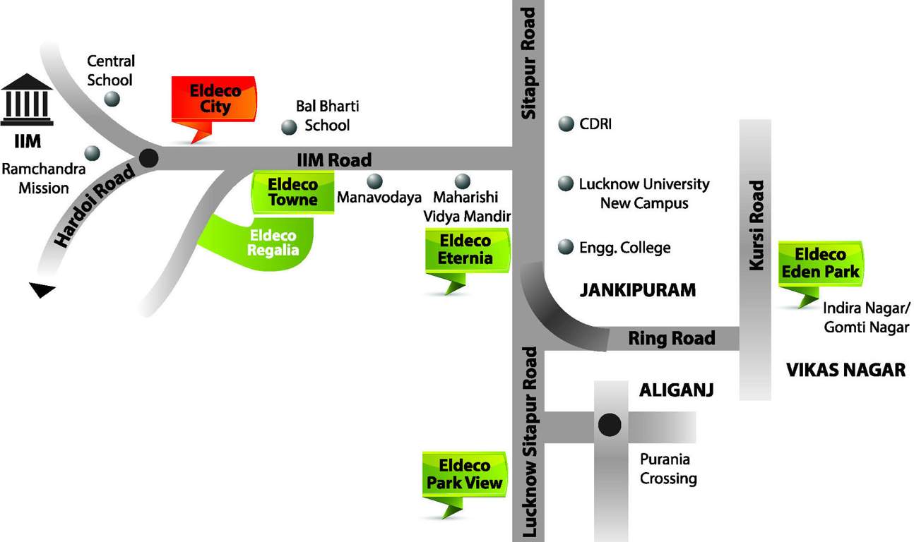 Images for Location Plan of Eldeco City Dreams