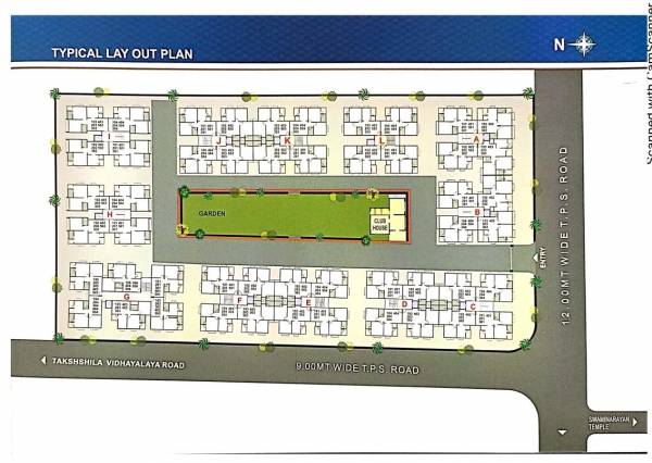  prakruti-residency Cluster Plan