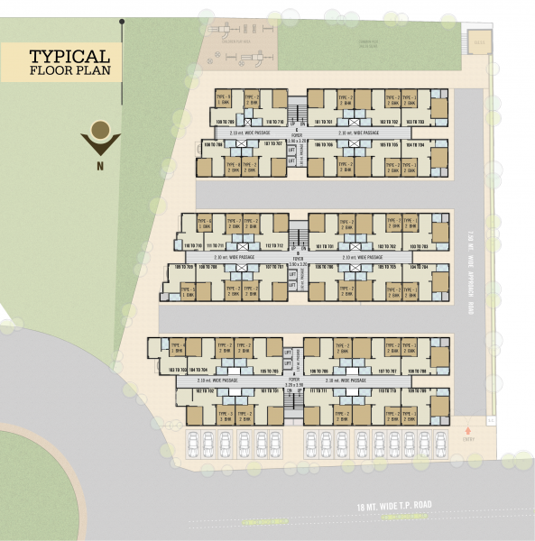  radhe-residency A Cluster Plan