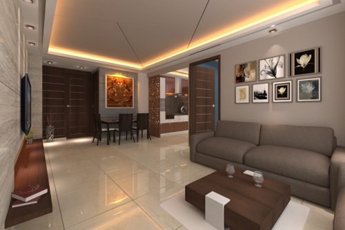 radhe-residency Living Area