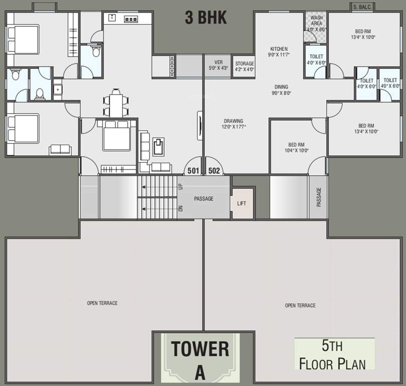 Images for Cluster Plan of Satyam Shree Kunj Residency