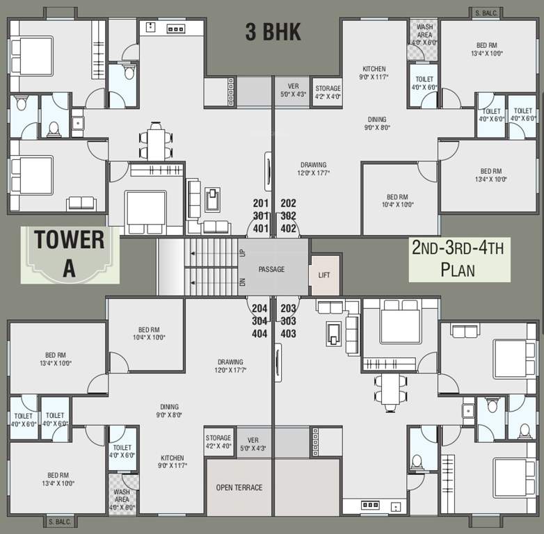 Images for Cluster Plan of Satyam Shree Kunj Residency