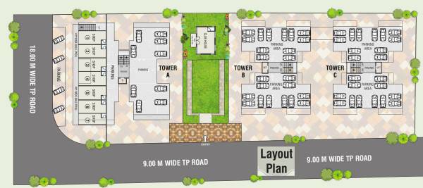 Images for Layout Plan of Satyam Shree Kunj Residency