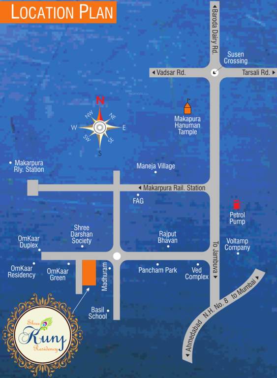 Images for Location Plan of Satyam Shree Kunj Residency