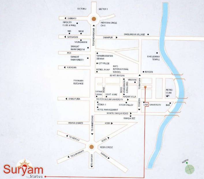 Images for Location Plan of Siddhivinayak Suryam Status