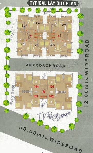 Images for Layout Plan of Royal Royal Residency