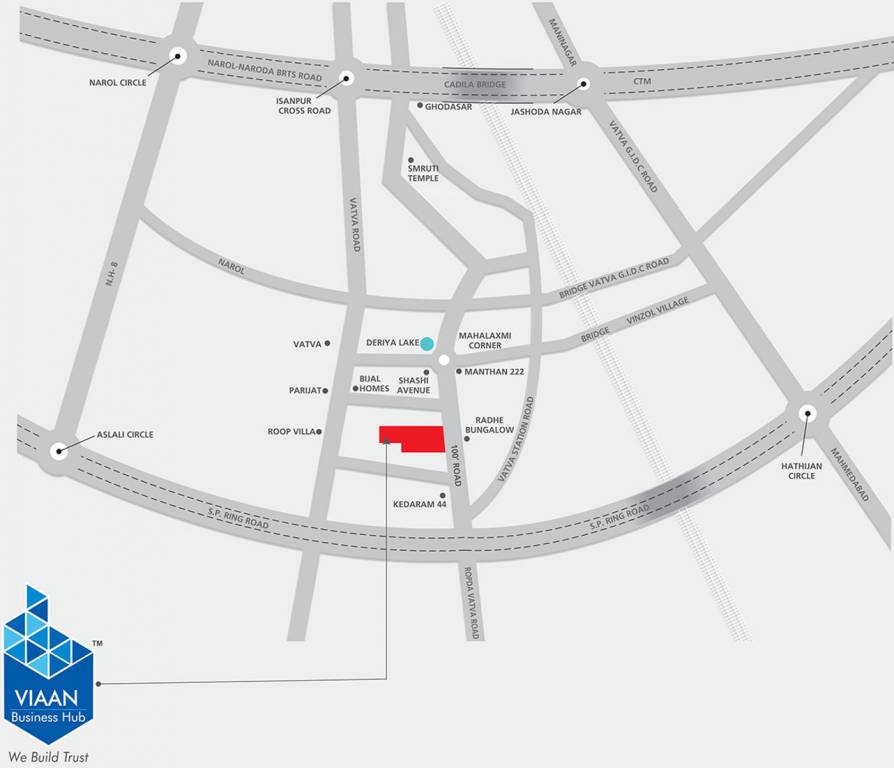 Images for Location Plan of Viaan Business Hub And Residency
