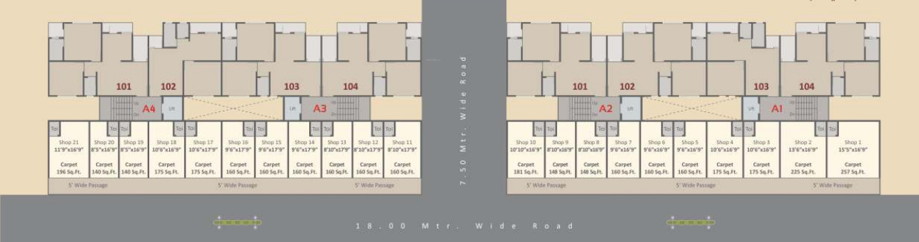  heights Cluster Plan
