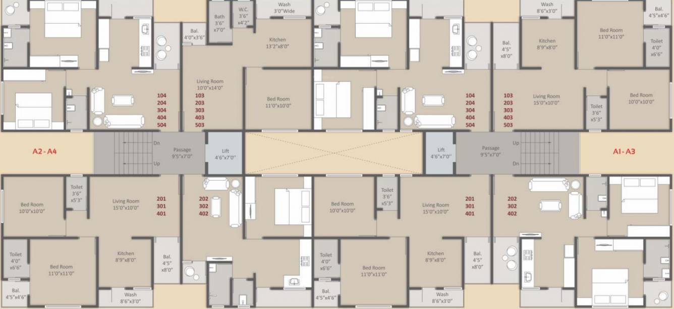  heights Cluster Plan