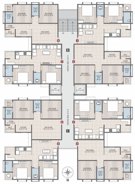 Images for Cluster Plan of Millennium Sanidhya Flora