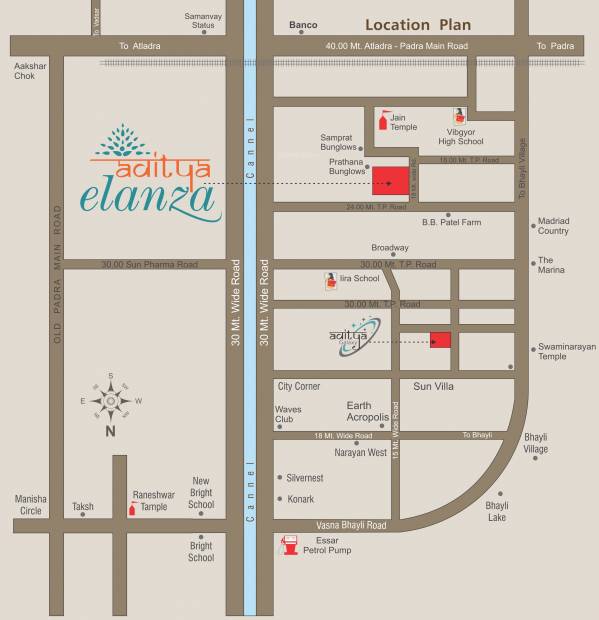 Images for Location Plan of Elanza Aditya Elanza