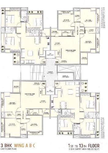 Images for Cluster Plan of Shreeji Tapan Heights