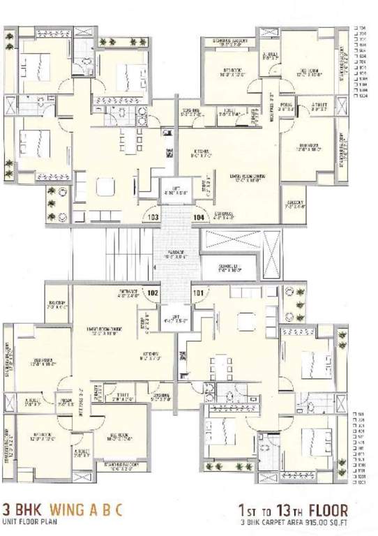 Images for Cluster Plan of Shreeji Tapan Heights