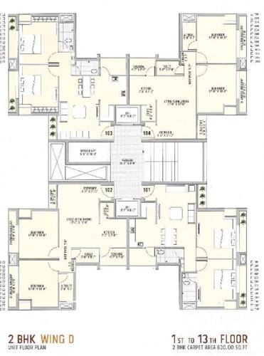 Images for Cluster Plan of Shreeji Tapan Heights
