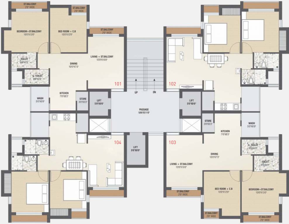 Images for Cluster Plan of Aashutosh Iskcon Ambito